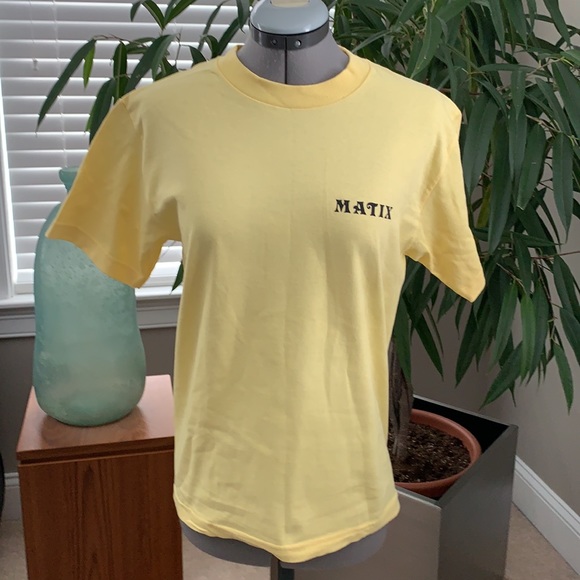 Matix Yellow unisex T-Shirt - Picture 7 of 11